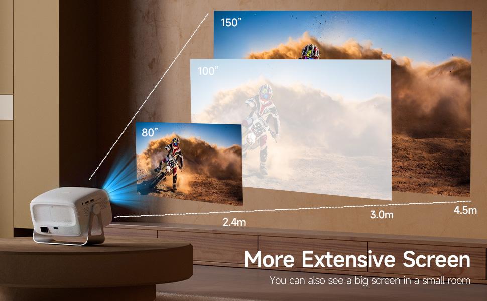 X4 Projector Upgraded 500ANSI 4K Video Source Android 11 Dual WiFi6 BT5.2 1920x1080P Mini Portable Home Cinema Outdoor 2025 New