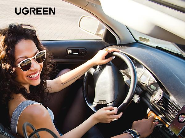 UGREEN Aux to Bluetooth 6.0 Adapter Wireless Receiver for Car Hands-Free with Built-in Microphone AUX 3.5mm Stereo Audio - Dealsforyourdays Auxiliary Cord Grey,TikTokShopBlackFriday,TikTokShopCyberMonday,Tiktokshopstockup