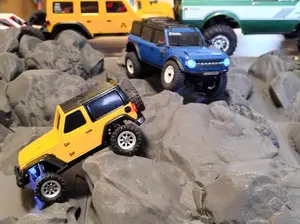 RC Crawler Course | 6-Pack Modular Obstacle Tiles, 1/24 & 1/30 Scale