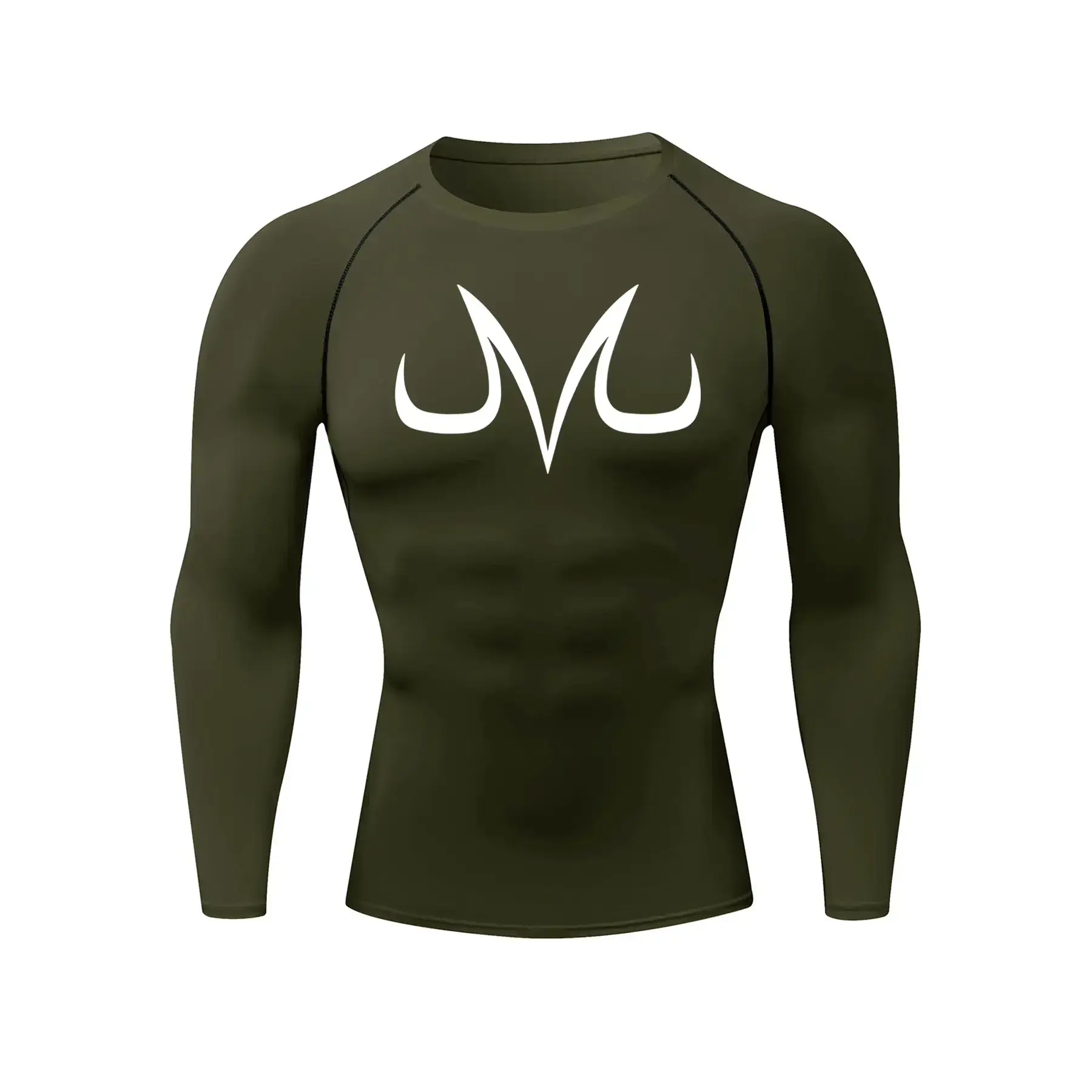 Men's Graphic Print Round Neck Raglan Sleeve Tee, Tight Casual Long Sleeve T-shirt for Spring & Fall, Men's Top for Daily Wear Men's Graphic Print Round Neck Raglan Sleeve Tee, Tight Casual Long Sleeve T-shirt for Spring & Fall, Men's Top for Daily Wear