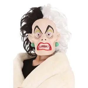 Cruella De Vil 101 Dalmatians Latex Mask
