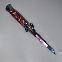 Crimson handle snake-shaped blade