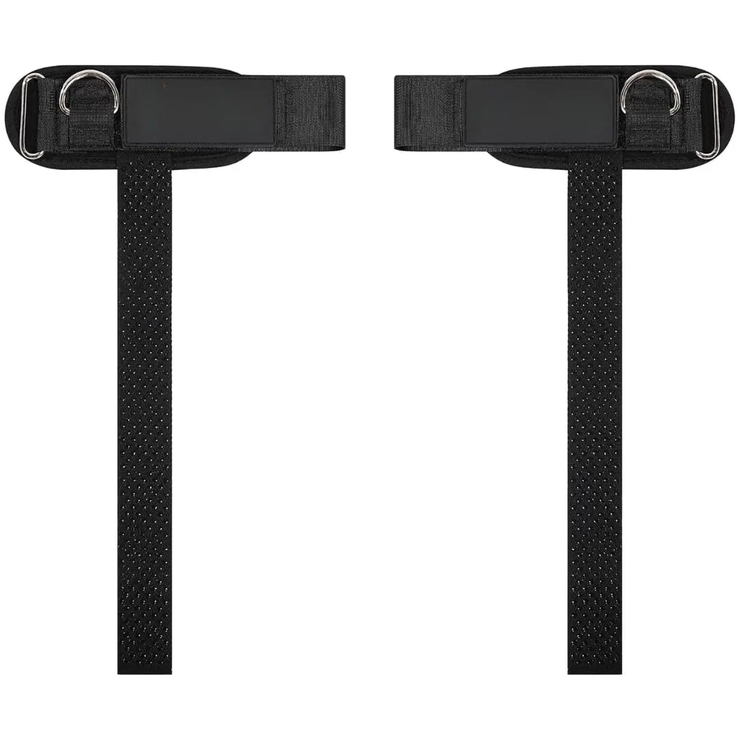 Lifting Straps (Pack of 2) - Heavy-Duty Cotton Full Wrap with Dual Steel D-Rings, 5mm Padded Weightlifting Wrist Wraps, Non-Slip Tactical Nylon Grip, Silicone Beads, Durable for Deadlifts, Strength Training, Gym Accessory, Dual D-Ring