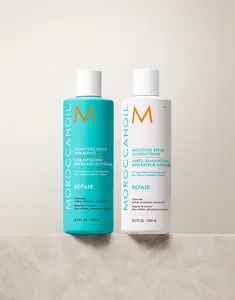 Moisture Repair Shampoo & Conditioner Bundle For Weakened and Damaged Hair