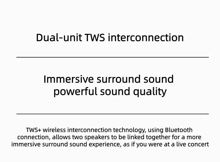 Black and gold Bluetooth speaker, Hi-Res certified, 360° surround sound, 9D deep bass, Bluetooth 5.3, ambient lighting, high-definition vocals, perfect for home theater/gaming and music listening, compatible with all devices
