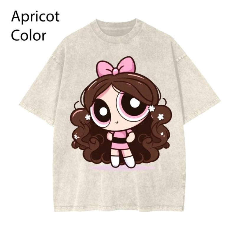 #Powerpuf Cute Kawaii Girl with Pink Bow Graphic T-Shirt, Y2K #Powerpuf Fitness, Workout Shirt, Trending 2025, Weightlifters, Bodybuilding Shirt, Pump Cover Gym Tee for Men Women, Youth & Adult IBC