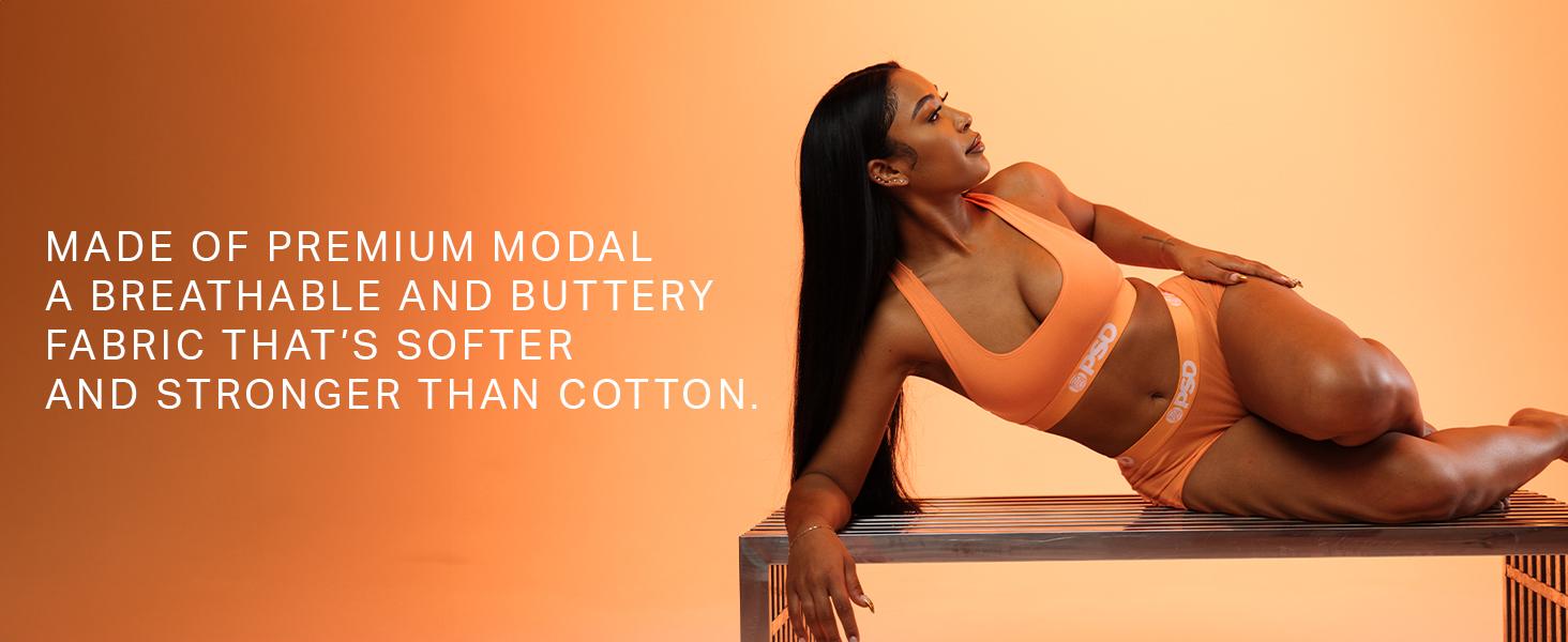 PSD Womens Everyday Solids Thong - Thong 4 Pack Boxed Gift Set - Comfortable Premium Modal Fabric Breathable Soft Lightweight Panties Womenswear