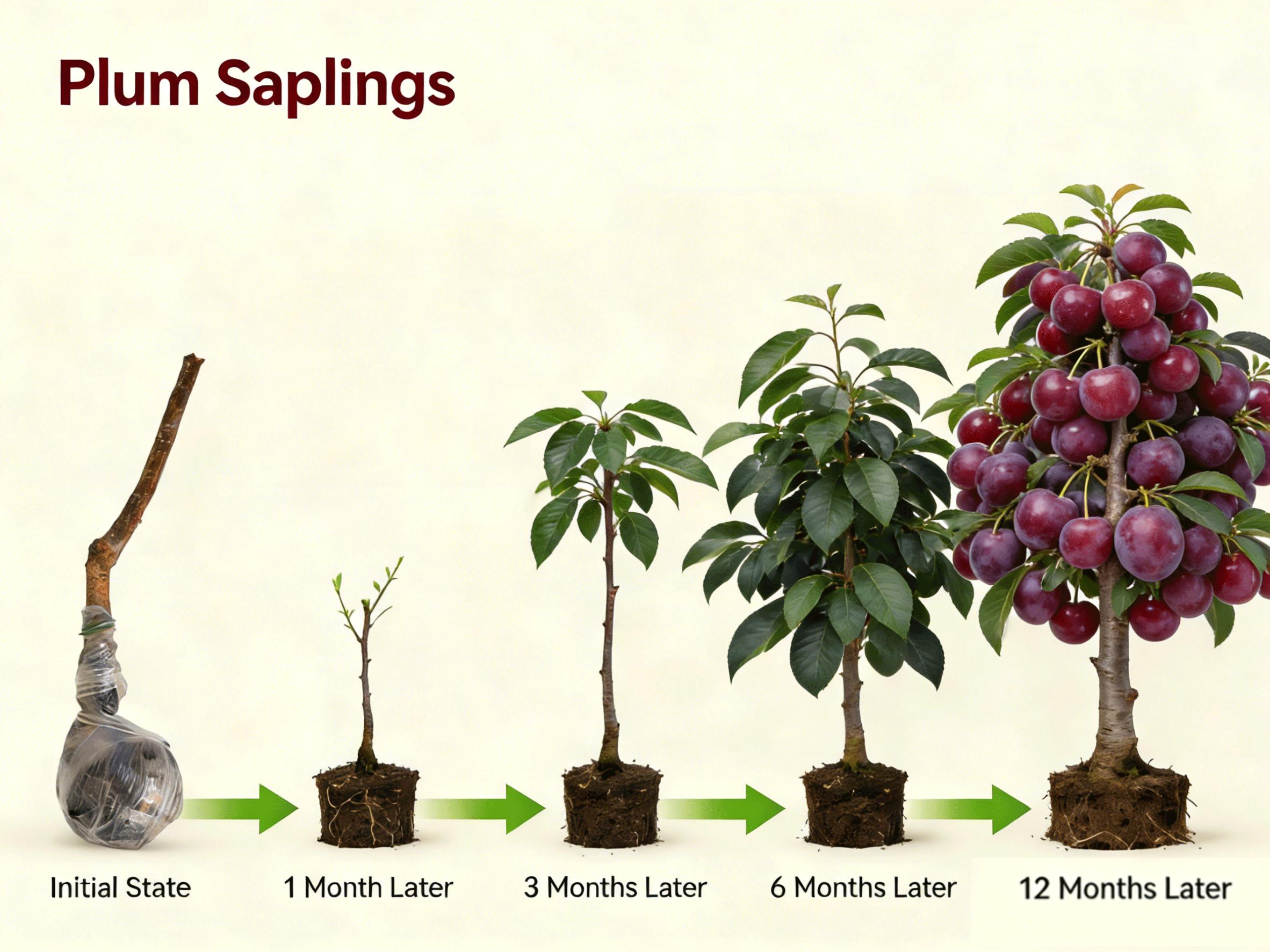 Living Plum Tree – Heirloom: Sweet fruit tree seedlings, hardy and easy to grow, non-GMO heirloom variety, suitable for gardens and backyards. Living Plum Tree – Heirloom: Sweet fruit tree seedlings, hardy and easy to grow, non-GMO heirloom variety, suitable for gardens and backyards.