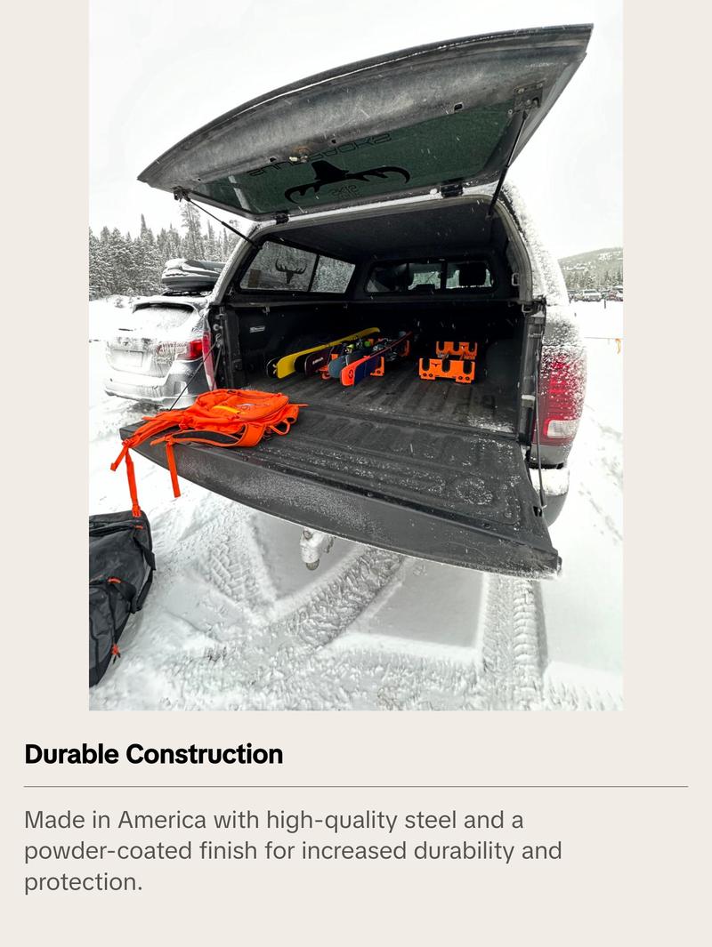 SUUS Rack SR4T Universal Ski & Snowboard Rack For Truck Bed or Van