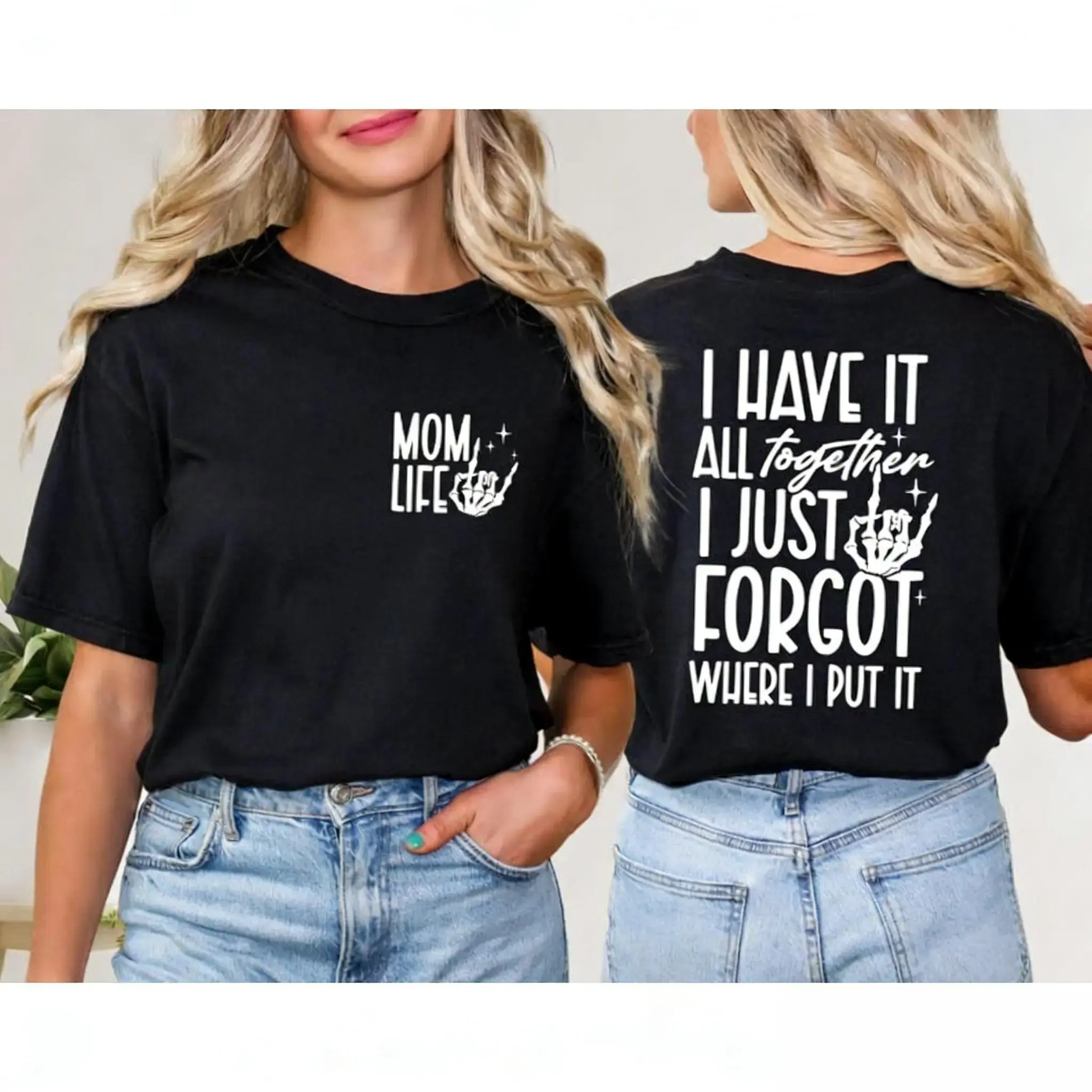 Funny Mom Shirt, Mom Life Shirt, Mama Skeleton Hand Shirt, Mother's Day Tee, Sarcastic Mom Shirt, Motherhood Shirt