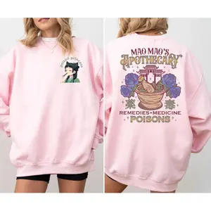 The Apothecary Diaries Tshirt, Maomao, Jinshi, Anime Sweatshirt, Kawaii Hoodie, Japanese Graphic Tees, Unisex Sweater Pullover Tee