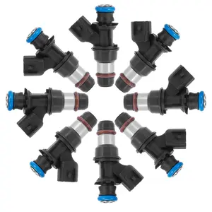 8pcs 12580681 Fuel Injector for GMC Envoy Sierra for Chevrolet Silverado Tahoe for Cadillac Escalade 4.8L 5.3L 6.0L 6.2L