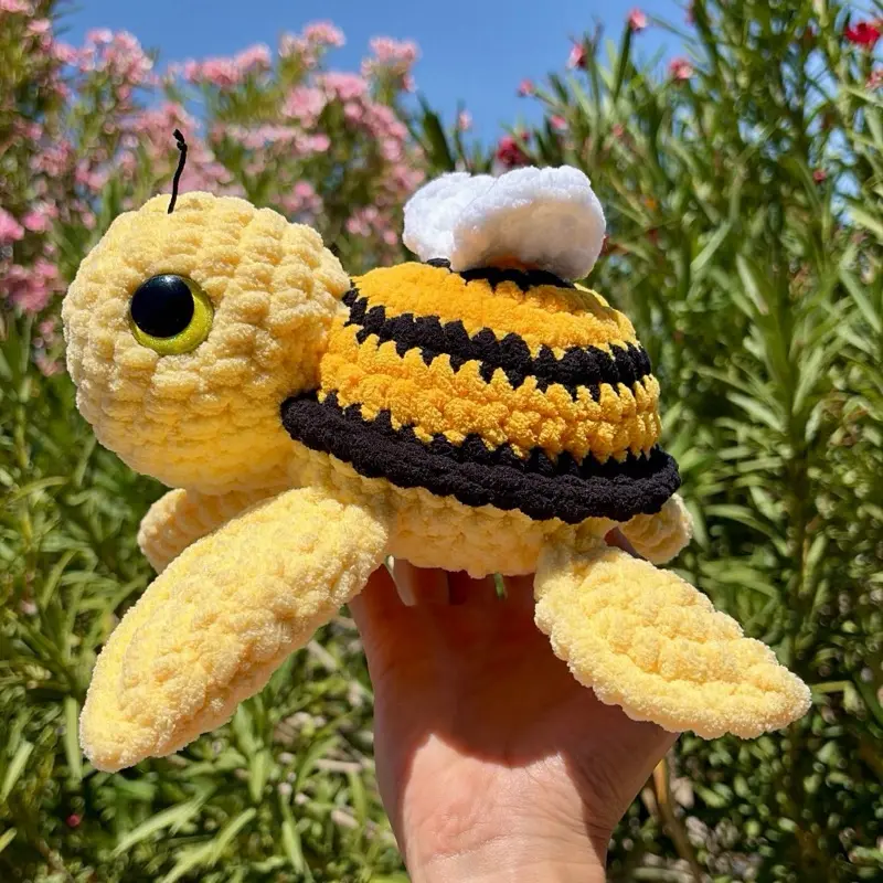 Crochet turtle plushie
