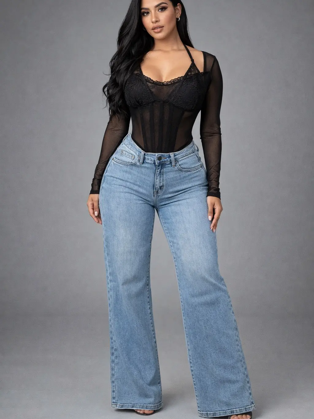Stretchy Straight Leg Jean