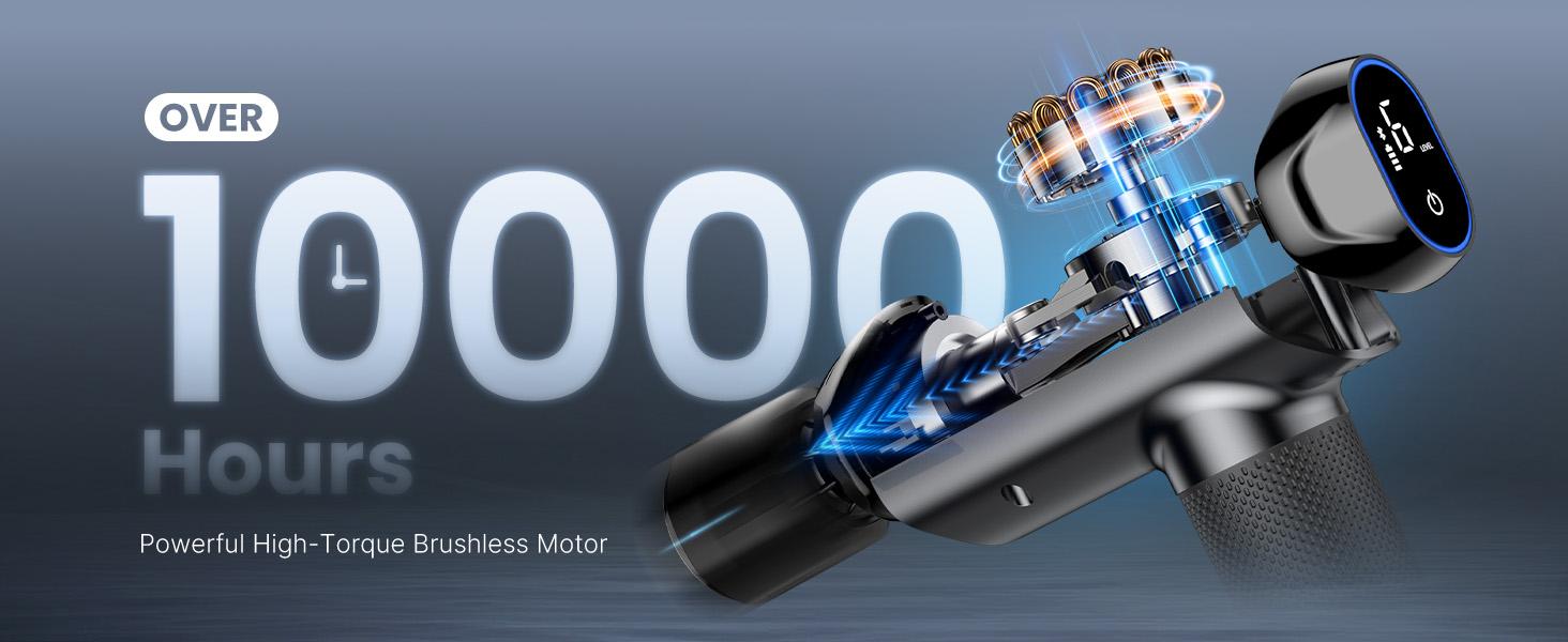 RENPHO Massage Gun Deep Tissue with Heat and Cold, Percussion Muscle Massage Gun Bluetooth with 12mm Amplitude, Handheld Massager Gun, Spring Glow Up Power+ Thermacool