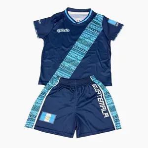 Guatemala Soccer Set Navy Blue Color Unisex Jersey and Shorts
