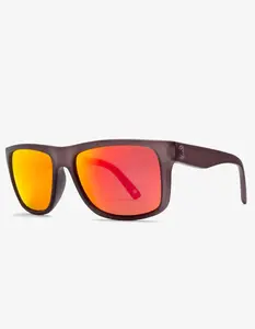 ELECTRIC Mens Swingarm Sunglasses, Black & Red ELECTRIC Mens Swingarm Sunglasses, Black & Red