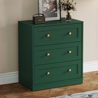 3 drawers-Green