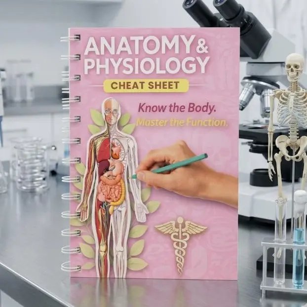 Anatomy and Physiology Study Guide, Nursing A&P Learning Notes, Medical Student Reference Book and Educational Resource