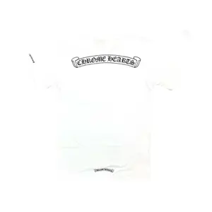 Chrome Hearts Scroll Logo Pocket T-shirt White - Lightly Worn