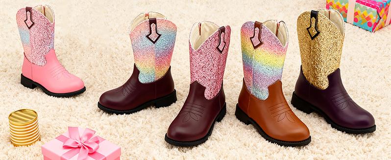 Kids Cowboy Boots for Boys Girls, Western Boots Embroidered Faux Leather Cowgirl Wide Width Ankle Boot Round Toe Mid Calf Riding Shoes for Little Big Kid Kids Cowboy Boots for Boys Girls, Western Boots Embroidered Faux Leather Cowgirl Wide Width Ankle Boot Round Toe Mid Calf Riding Shoes for Little Big Kid