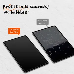 HAOLOCM Paper Screen Protector 11 Inch Matte Paper-Feel Magnetic for iPad Air6/7 2024 Anti-Glare Detachable Reusable Film