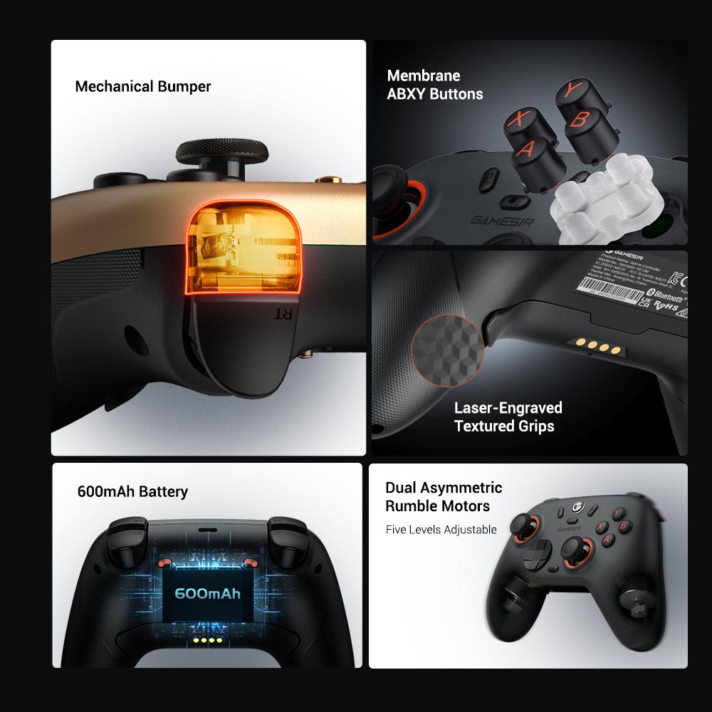GameSir Nova 2 Lite (Not for Xbox) PC/Steam/Android/i0S/Switch Wireless Game Controller