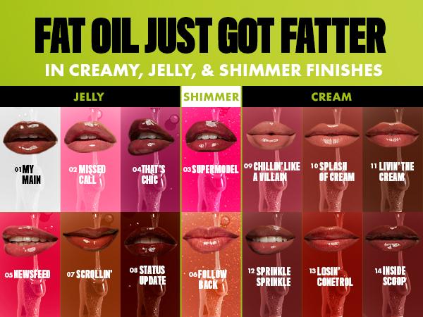 NYX Professional Makeup Fat Oil Lip Drip, Moisturizing, Shiny and Vegan Tinted Lip Gloss