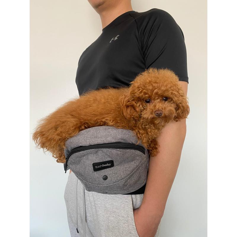 Tushbaby Ergonomic Hip Seat Carrier for Babies and Toddlers 0-3yrs, Safety Approved, Structured Support, Convenient Pockets, Feeding Aid, Durable YKK Zippers, Foam-Free Build