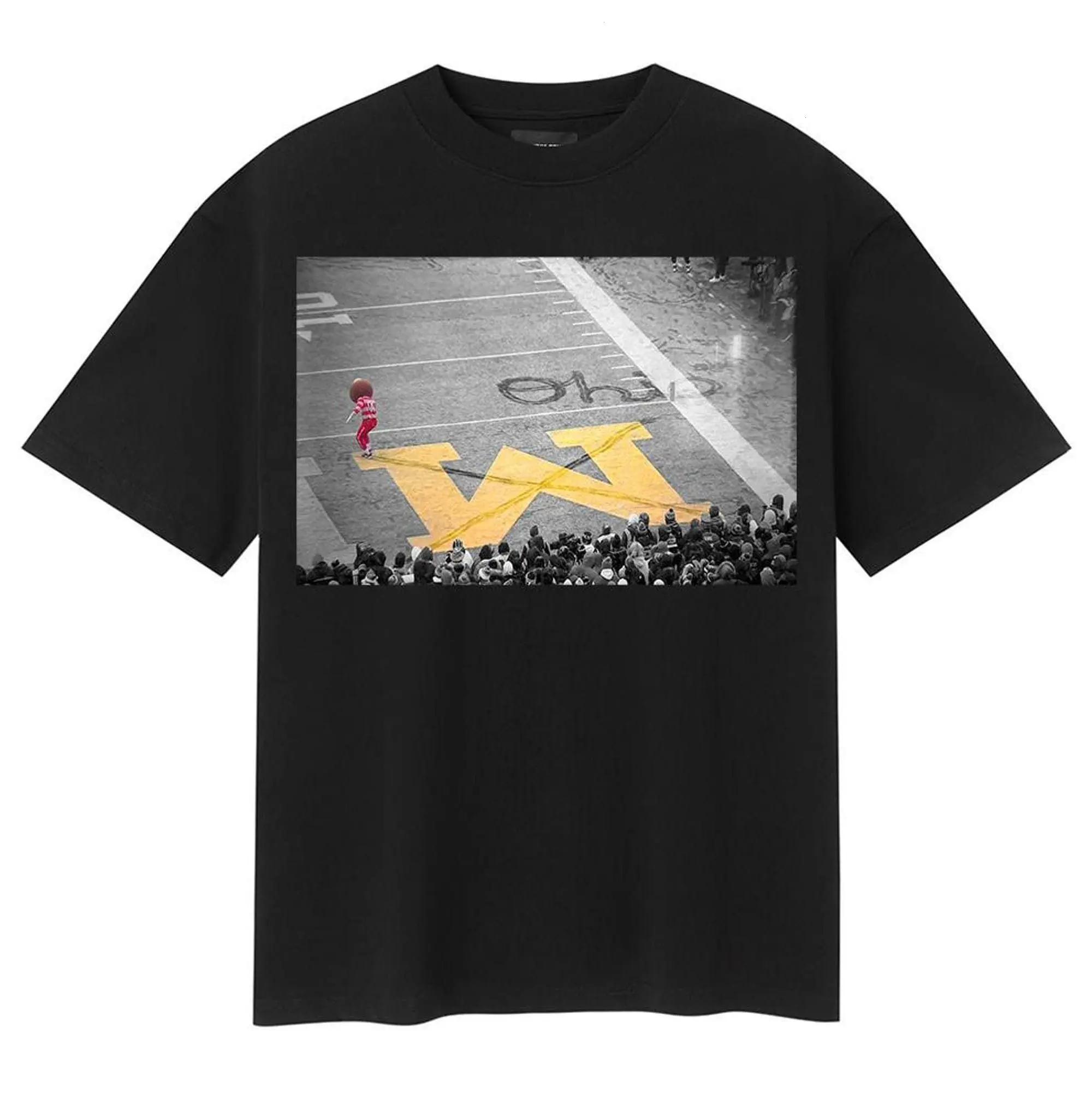 Brutus Ohio State Snow Fan Football Shirt, Erase The M Ohio State Rivalry, Funny Brutus vs Michigan Game Day Crewneck