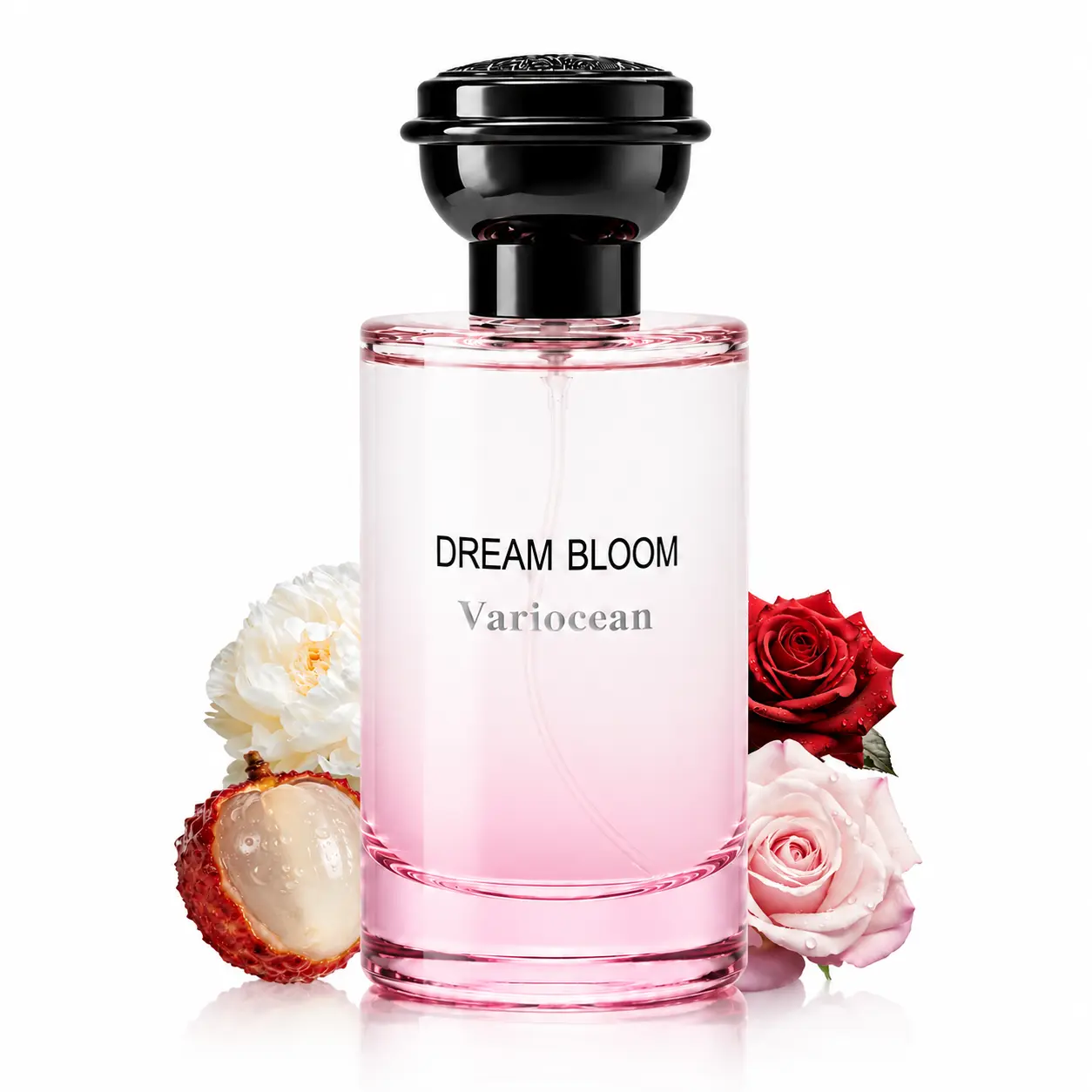 Variocean Dream Bloom Perfume 50ml(1.7 fl oz), Long Lasting Floral Fragrance, Fresh Fruity Scent with Lychee, Rose, Peony & Patchouli, Elegant Unisex Eau de Parfum for Daily Wear