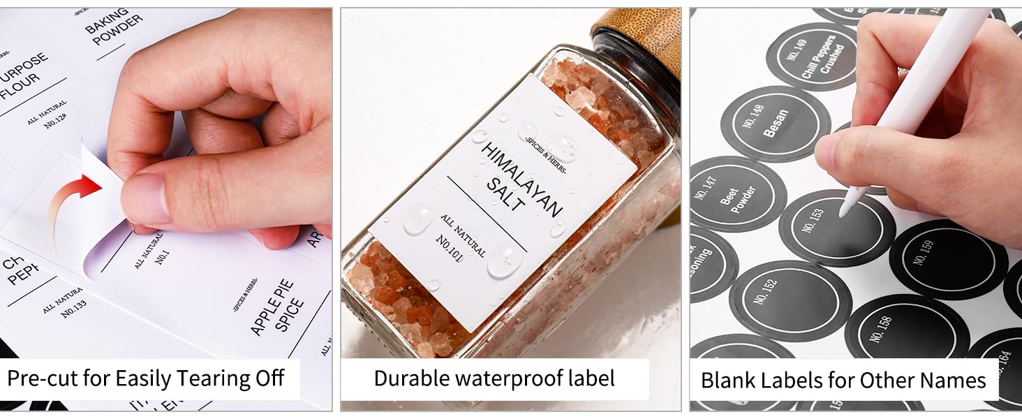 DWTS DANWEITESI 36 Pcs glass spice jars with bamboo lids, clear containers, 4 oz Glass Jars with Spice Labels Stickers, Collapsible Funnel, Seasoning Storage Bottles for Spice Rack, Cabinet, Drawer Kitchen Set DWTS DANWEITESI 36 Pcs glass spice jars with bamboo lids, clear containers, 4 oz Glass Jars with Spice Labels Stickers, Collapsible Funnel, Seasoning Storage Bottles for Spice Rack, Cabinet, Drawer Kitchen Set