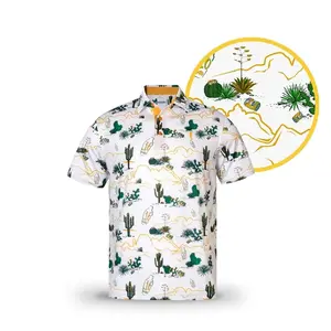 Wasted Mismanagement Polo - Desert Theme, Relaxed Fit