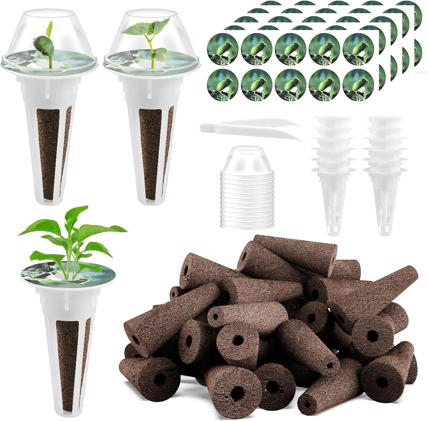 66pcs Hydroponic Seed Pod Kit - Compatible with Aerogarden and All Brands -  Grow Anything Indoor Garden System - Includes 15 Grow - TikTok Shop