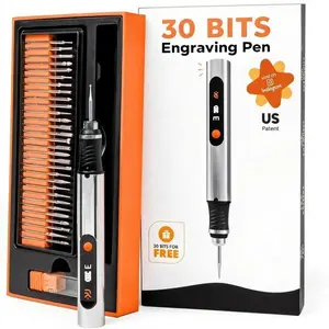 Engraving Pen (Formerly Culiau): Ultimate Cordless Portable Tool for Artists & DlYers -Engrave 50+ Surfaces -Beginner Friendly -Rechargeable -Free 30 Bits & Mastery Guide