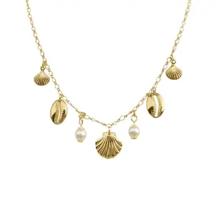 Seashell Charm Necklace