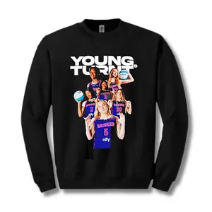 Young & Turnt Breeze Basketball Sweatshirt – Basketball Fan Graphic Crewneck, Style for Game Day, Men's Sweatshirts.