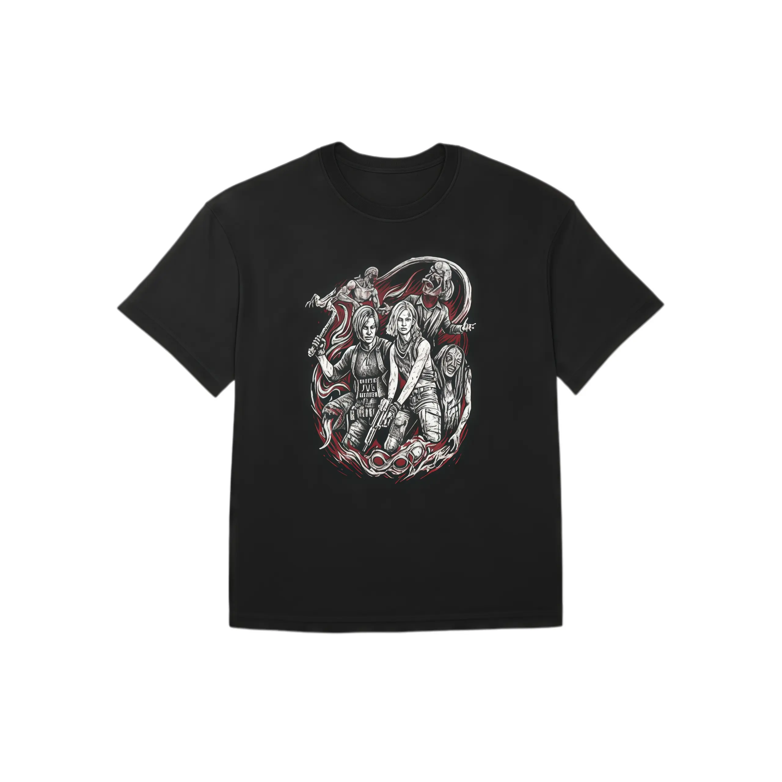 Oversized Leon S Kennedy RE9 Chainsaw Chaos Veteran Agent Portrait T-Shirt Streetwear Holiday Wear y2k cotton fashion Streetwear Lover Gift Top Trending