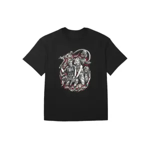 Oversized Leon S Kennedy RE9 Chainsaw Chaos Veteran Agent Portrait T-Shirt Streetwear Holiday Wear y2k cotton fashion Streetwear Lover Gift Top Trending