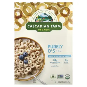 Cascadian Farm Organic Purely O's Cereal, 8.6 oz (243 g)