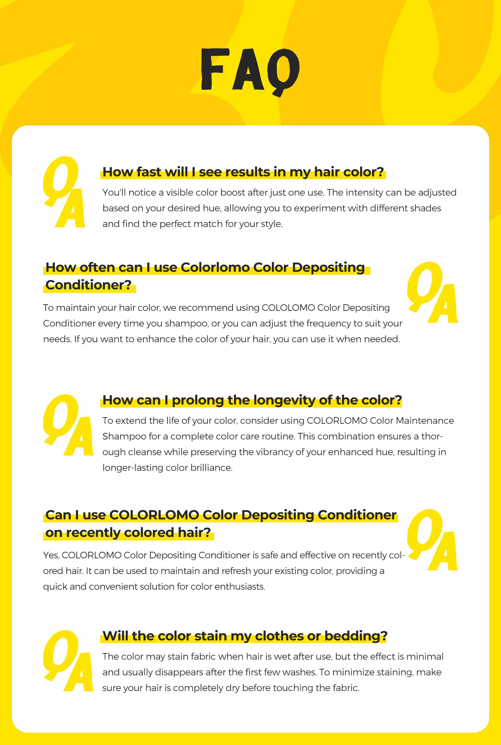 Colorlomo Color Depositing Conditioner (Multiple Color) | Color Depositing Conditioner Mask | Semi Permanent Hair Dye | Nourish & Moisturize | Shea Butter & Almond Oil | Long Lasting Vibrancy