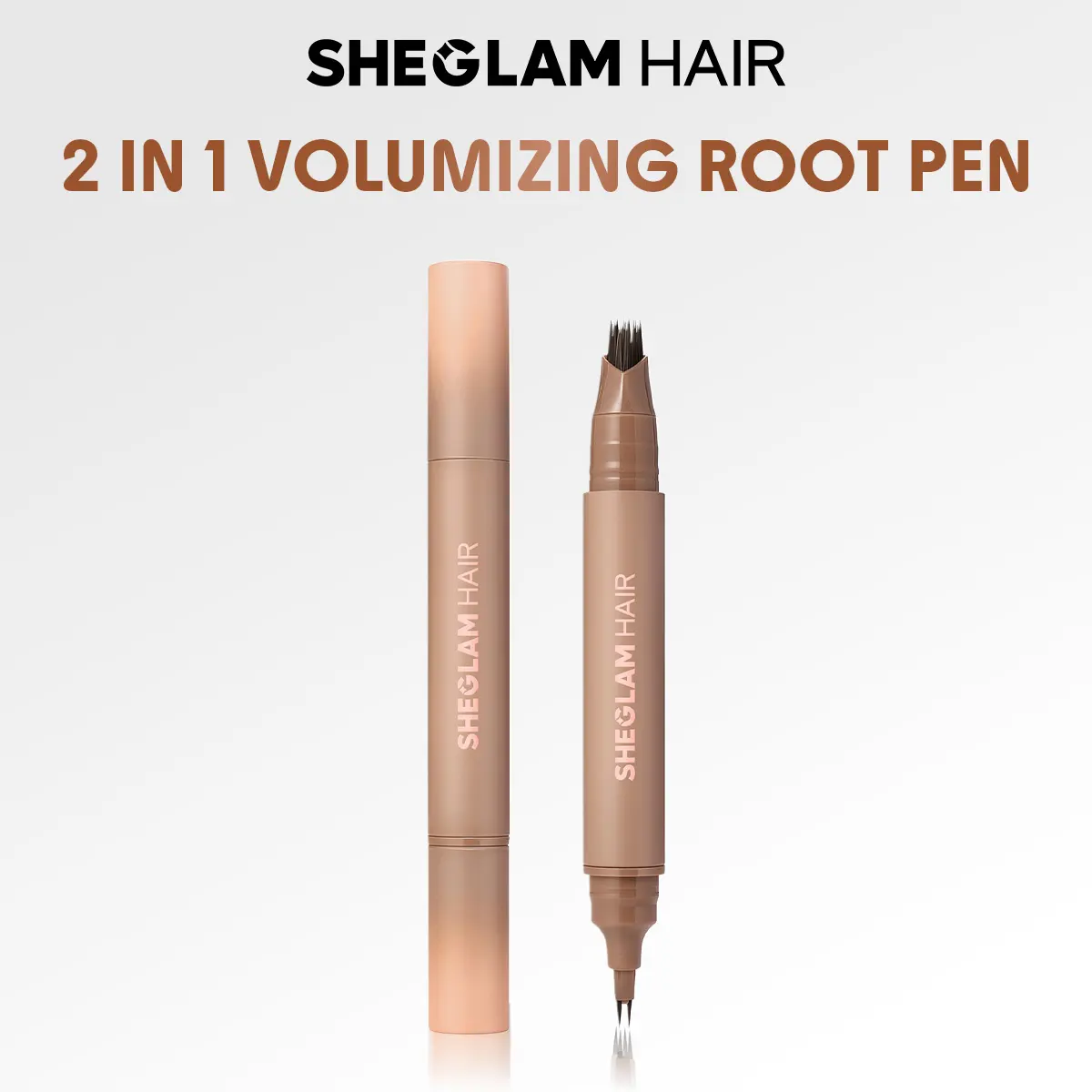 SHEGLAM HAIR 2 IN 1 Volume Boost Multi-Use Hairline Pen | Hairline Roots Pen | 0.1mm Fine Line | Waterproof & Long-Lasting | Natural Look | Eyeliner Hairline Filler Brow Bottom Lashes Liner#hair care #hair products #girly essentials