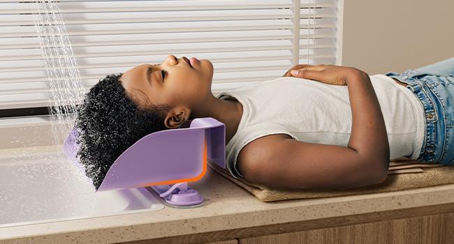 Lifewit Portable Shampoo Basin & Bowl for Elderly, Kids & Pregnant Women - Hair Washing Station with Ergonomic Neck Support - Comfortable Home Salon Experience, Tear Free Hair Wash at Home