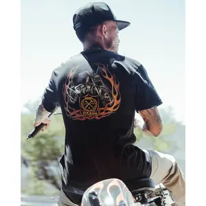 Fire Crest T-Shirt - Black