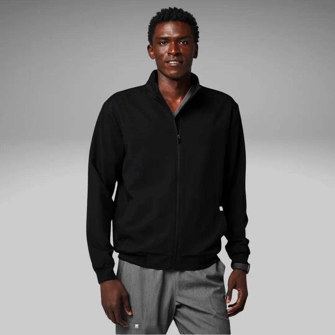 Fabletics Men's Foundation 4-Pocket Scrub Jacket