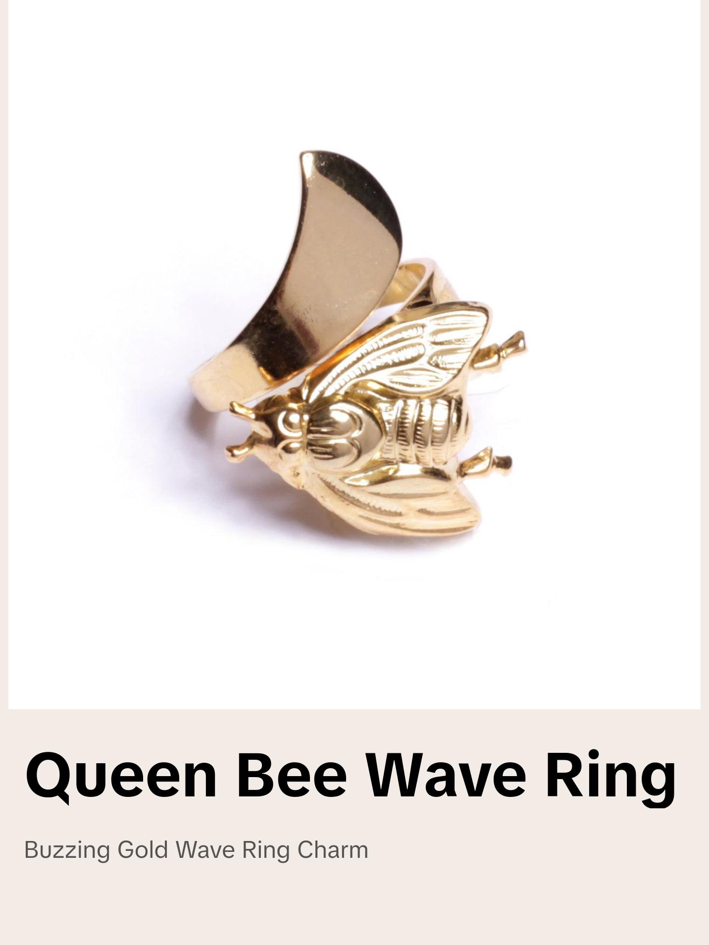 BEE WAVE RING