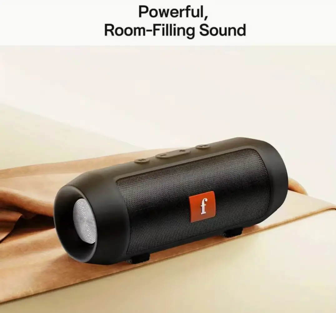 Multifunctional Wireless Boombox Speaker - Rechargeable Portable Audio Device with 4hrs Playtime, Built-in Lighting, Bluetooth LED Features for Home & Outdoor Music Setup