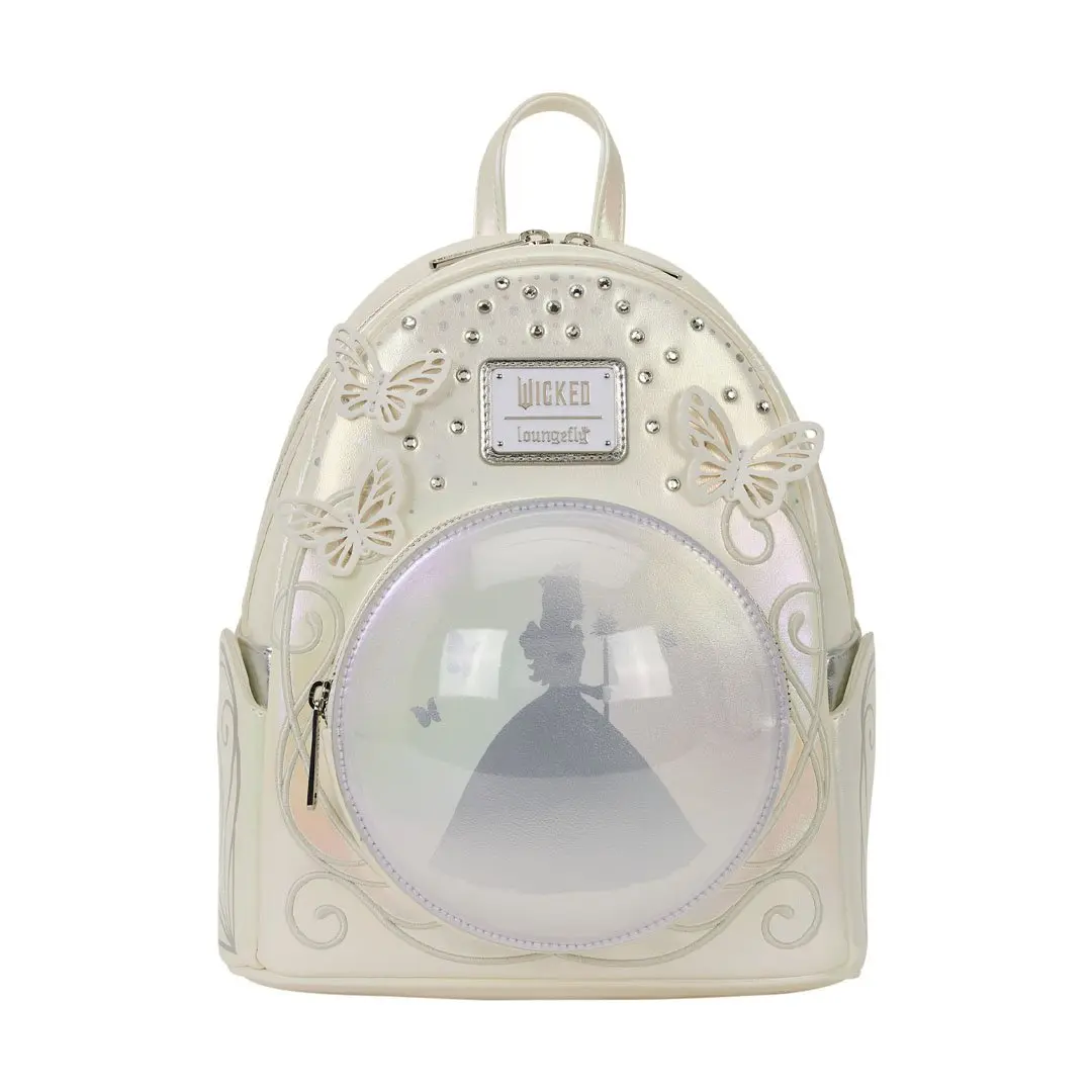 Loungefly Wicked: For Good Glinda Bubble Casual Lightweight Mini Backpack, Stylish Backpacks for Women, Casual Lightweight Backpack