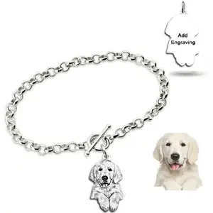 Customized Pet Photo Engrave Bracelet