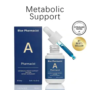 Blue Pharmacist Blue Burn - Metabolic Support Liquid Herbal Drops* | Antioxidant Rich, Alcohol-Free, Clinically-Tested, Certified Gluten-Free, PETA Certified Vegan & Cruelty-Free, Third Party Tested, Plant-Based, Made in the USA